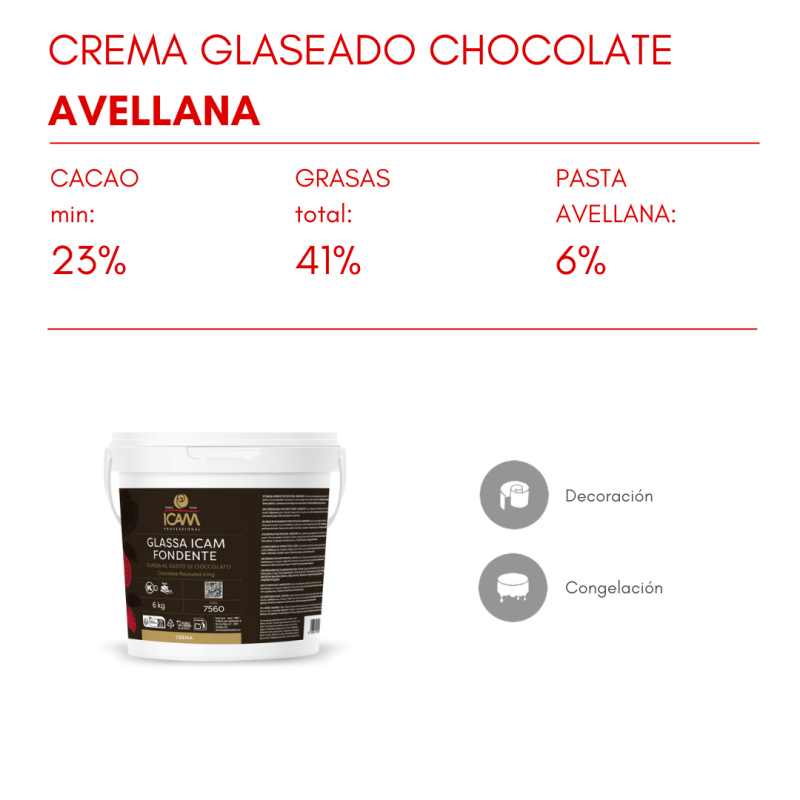 GLASEADO NEGRO CON AVELLANA 6% (CU/6KG)