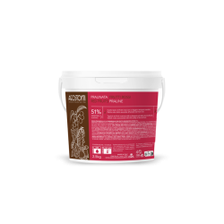 PRALINÉ FRUTOS ROJOS ALMENDRA 51% (CU/2.5KG)