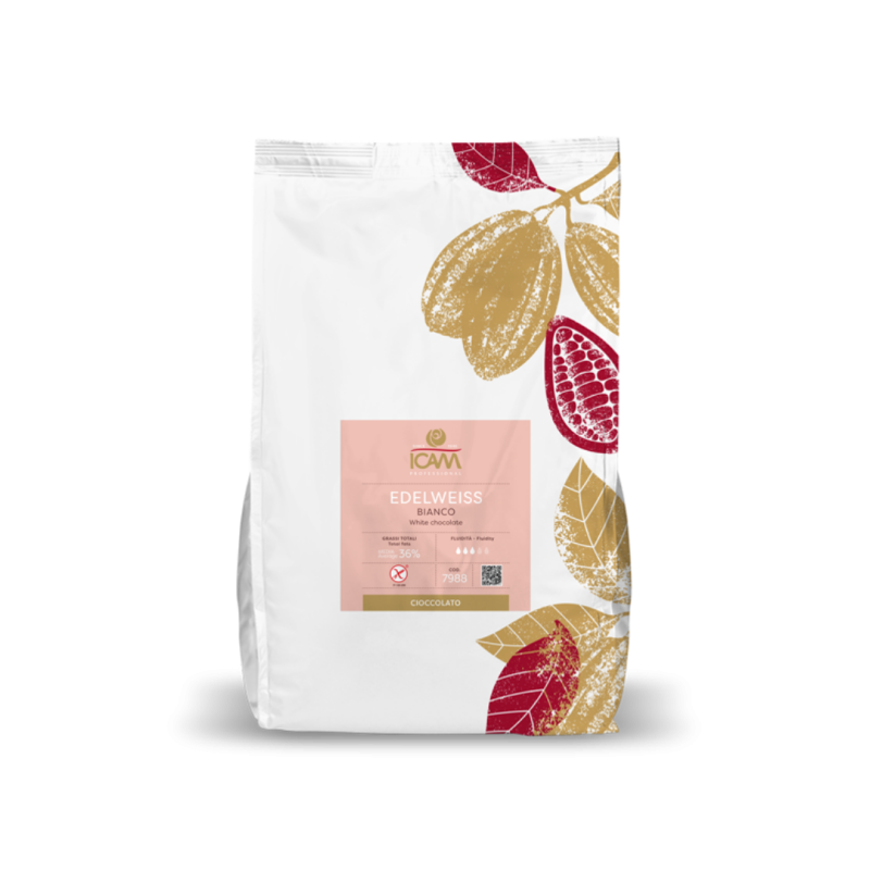 COBERTURA CHOCOLATE BLANCO EDELWEISS 30% (B/4KG)
